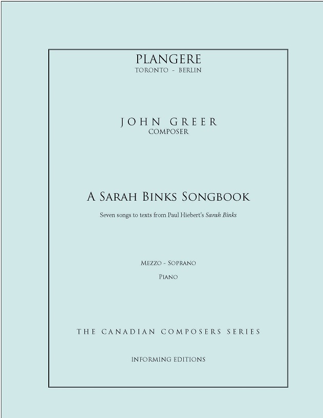 A Sarah Binks Songbook   Mezzo Soprano Key