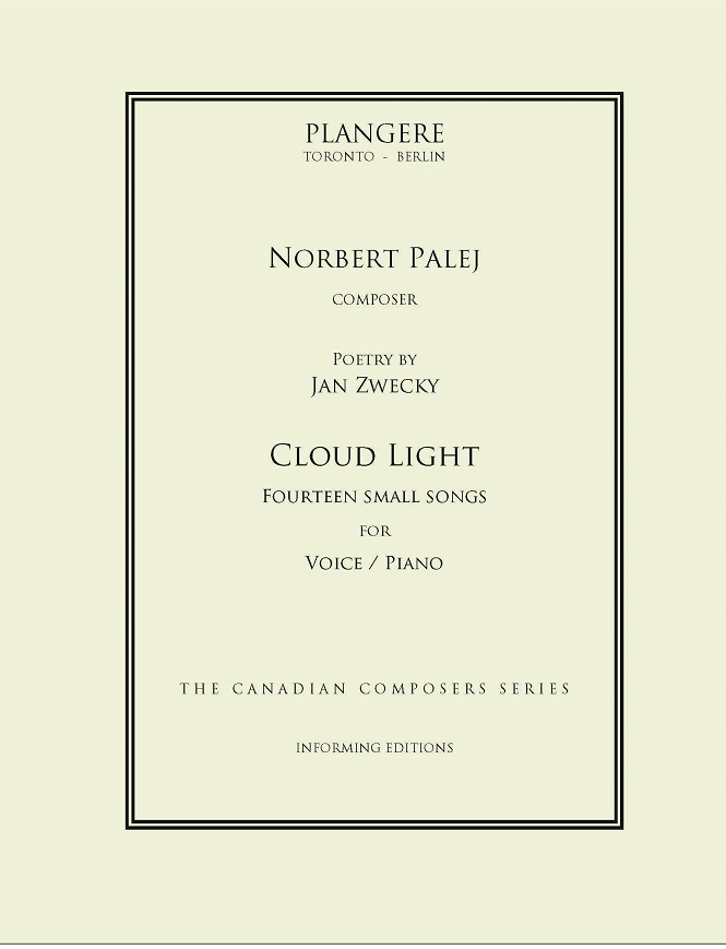 Cloud Light; Fourteen small songs for voice and piano