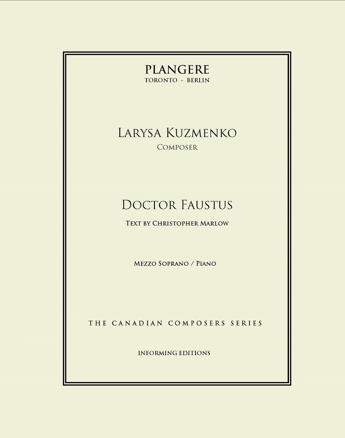 Doctor Faustus for Mezzo Soprano / Piano