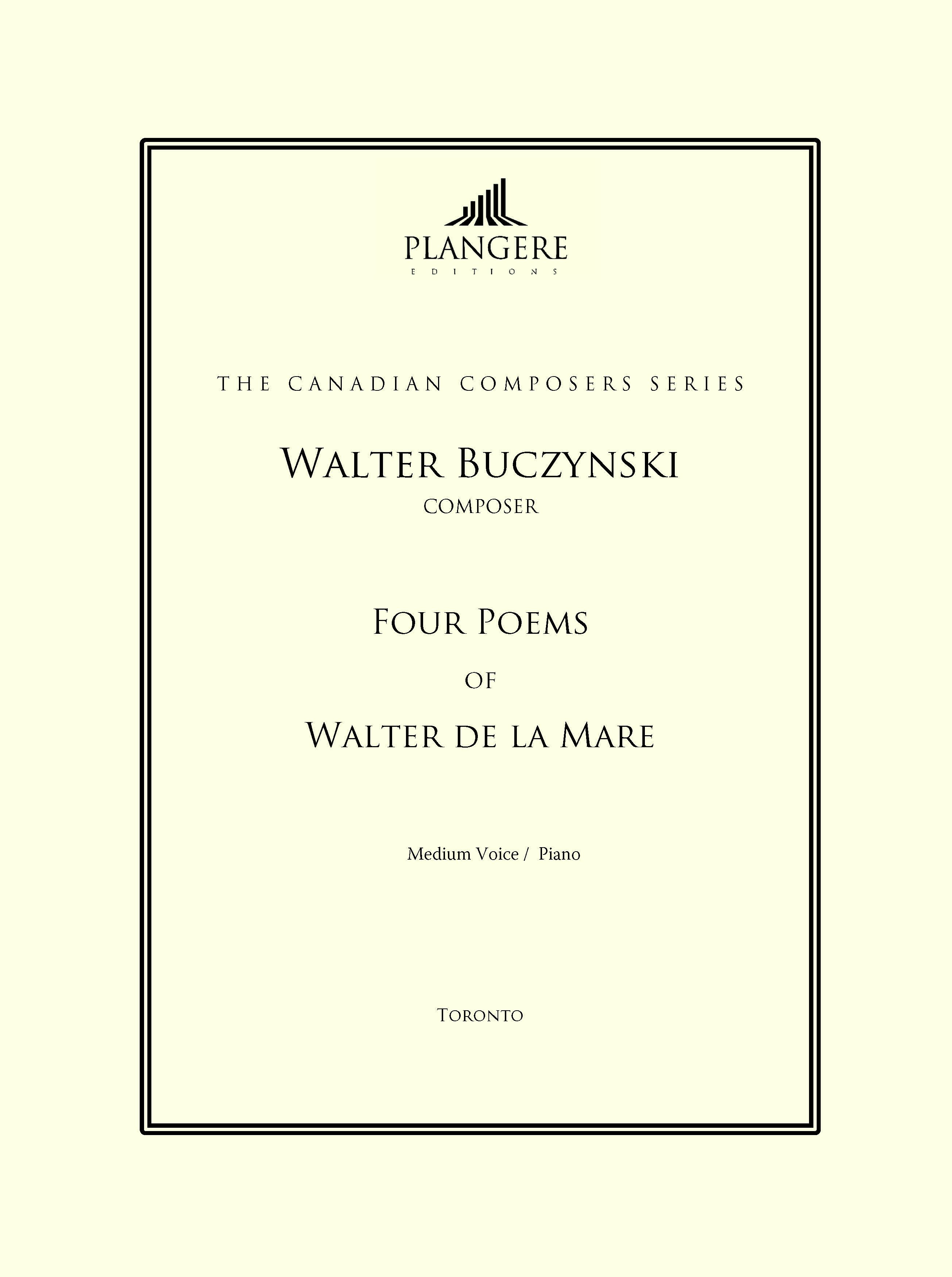 Four Poems of Walter de la Mare
