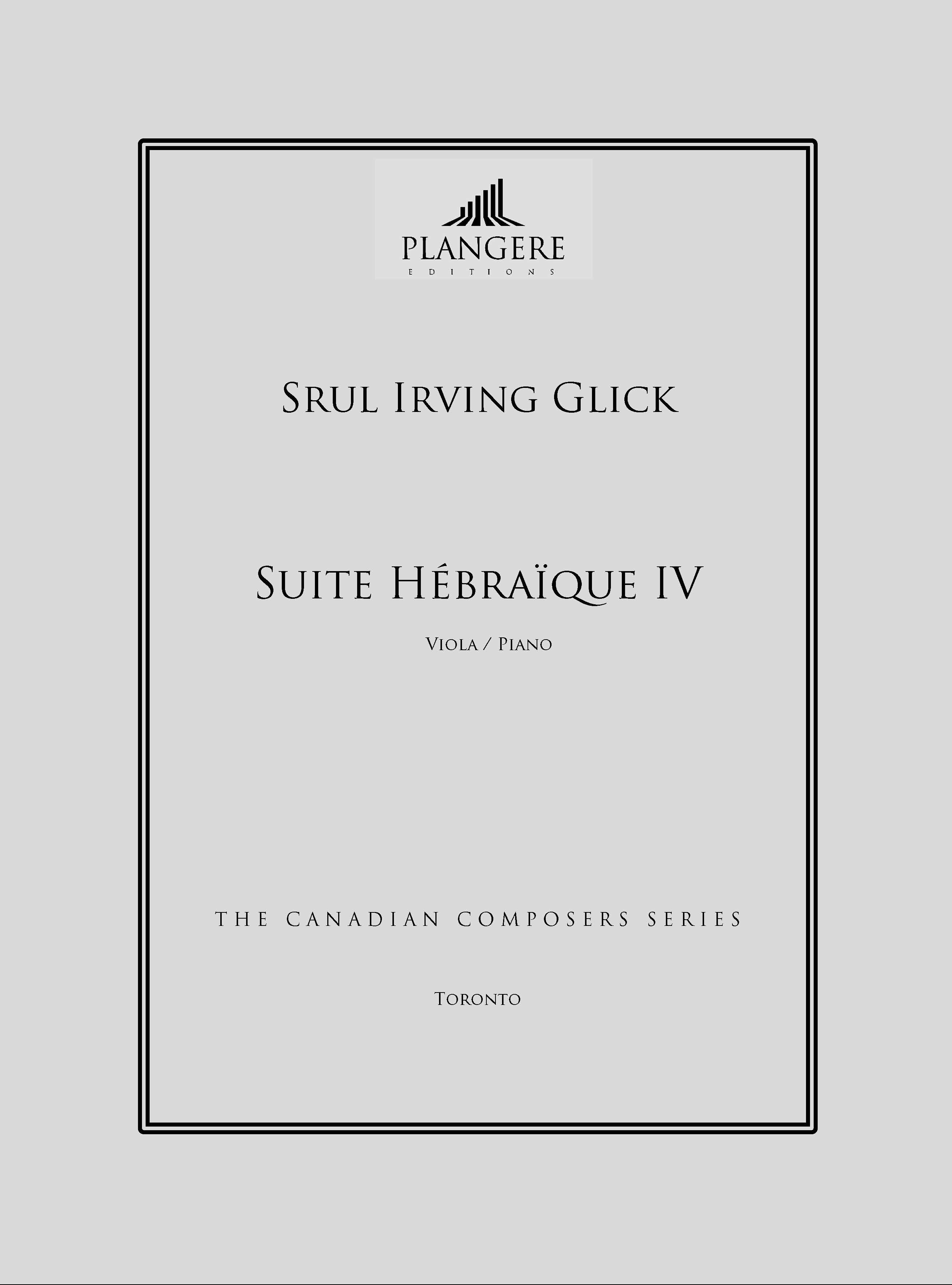 Suite Hébraïque IV   for Viola / Piano