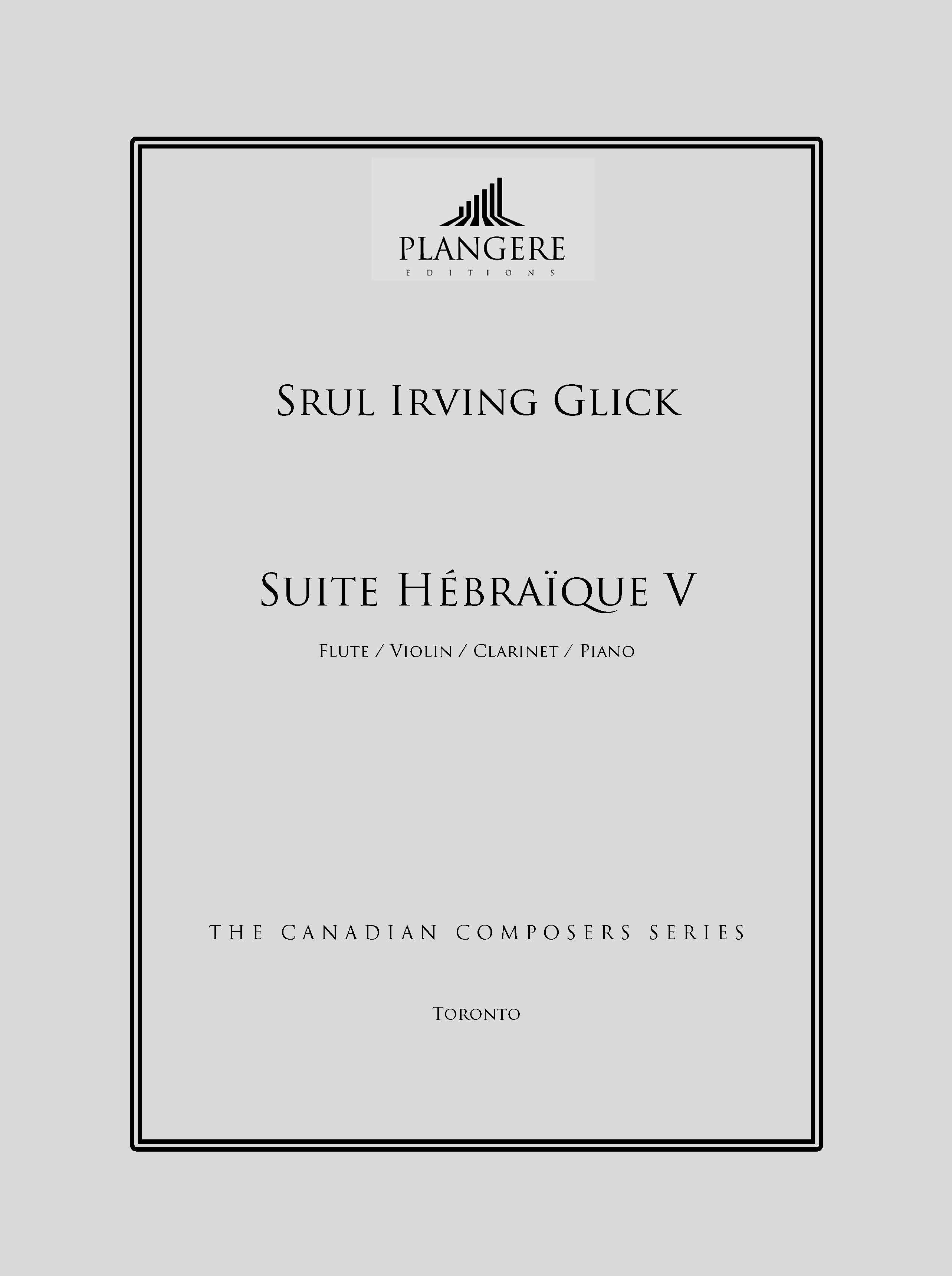 Suite Hébraïque V (Score / Parts)