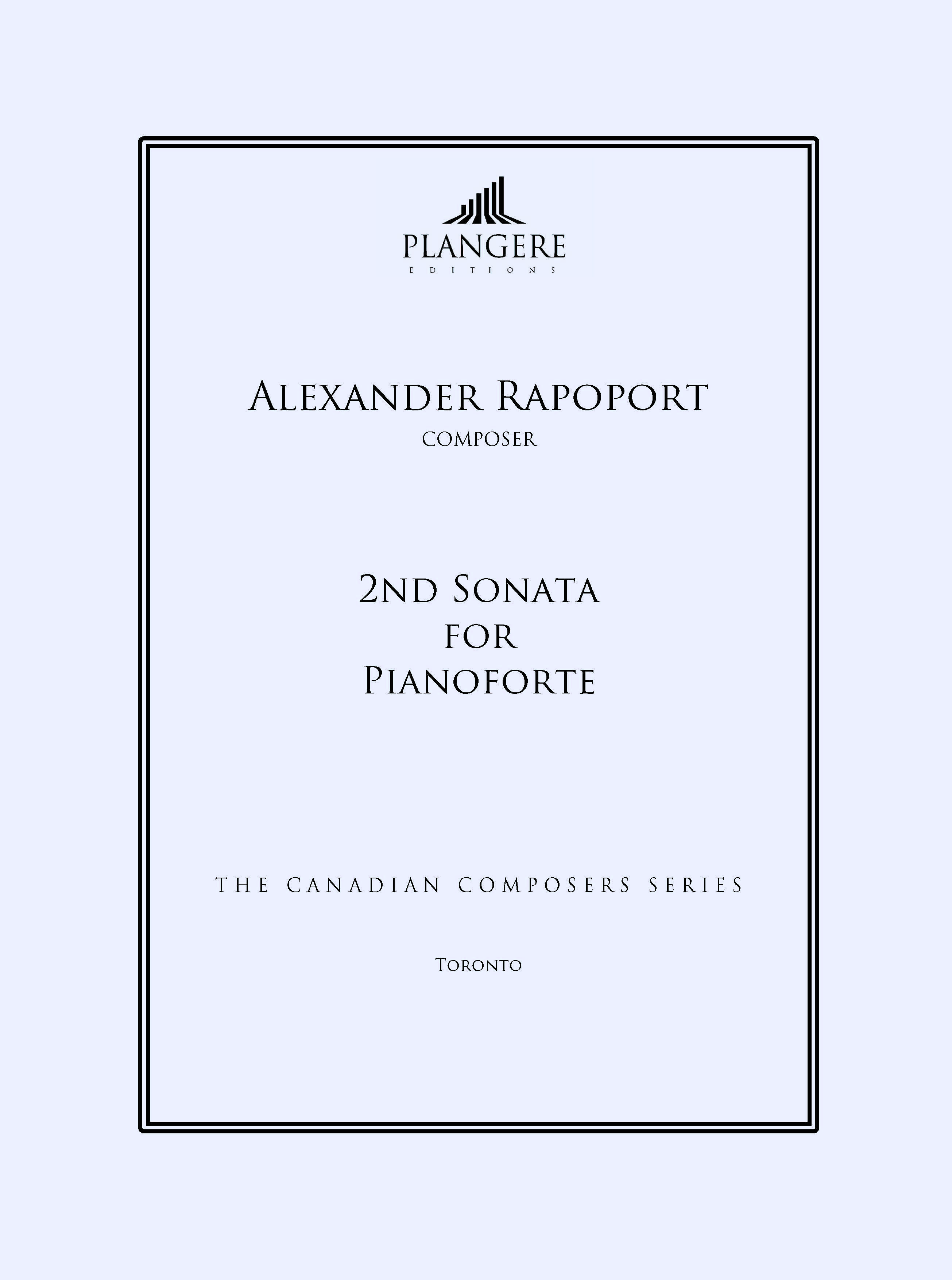 Second Sonata for Pianoforte