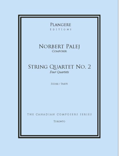 Norbert Palej String Quartet no. 1  'De Profundis' - Score and Parts - Image 3