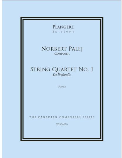 Norbert Palej String Quartet no. 1  'De Profundis' - Score and Parts - Image 5